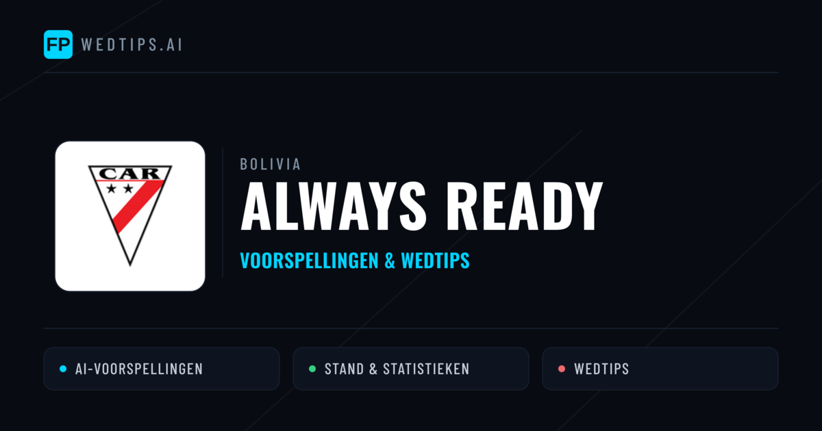 Always Ready voorspellingen & statistieken