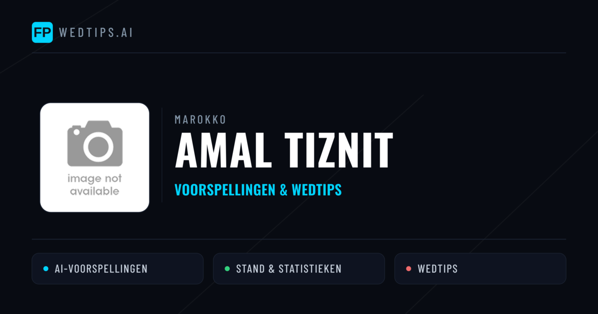Amal Tiznit voorspellingen & statistieken