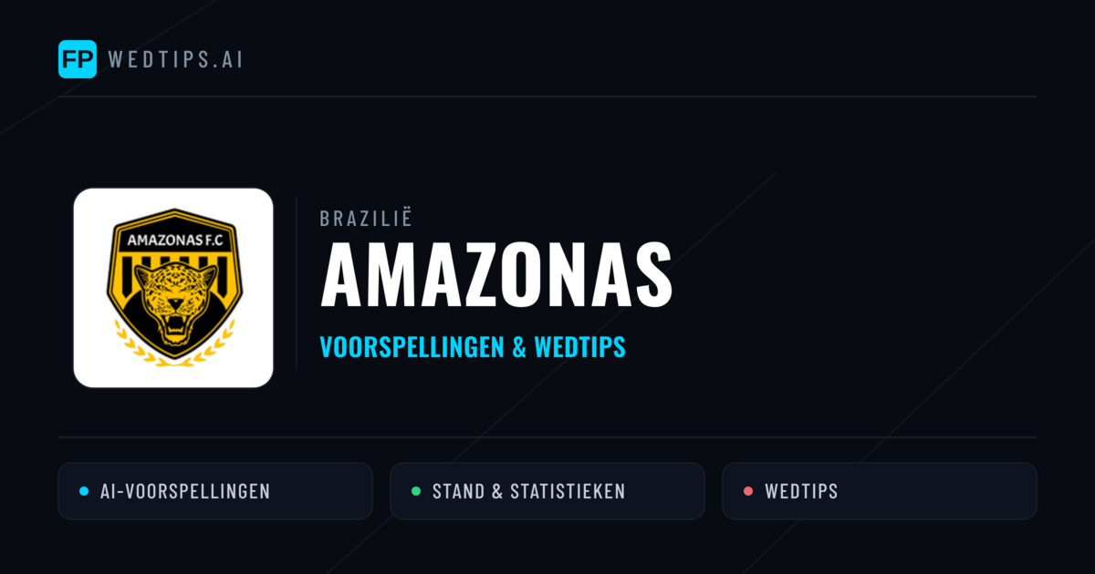 Amazonas voorspellingen & statistieken