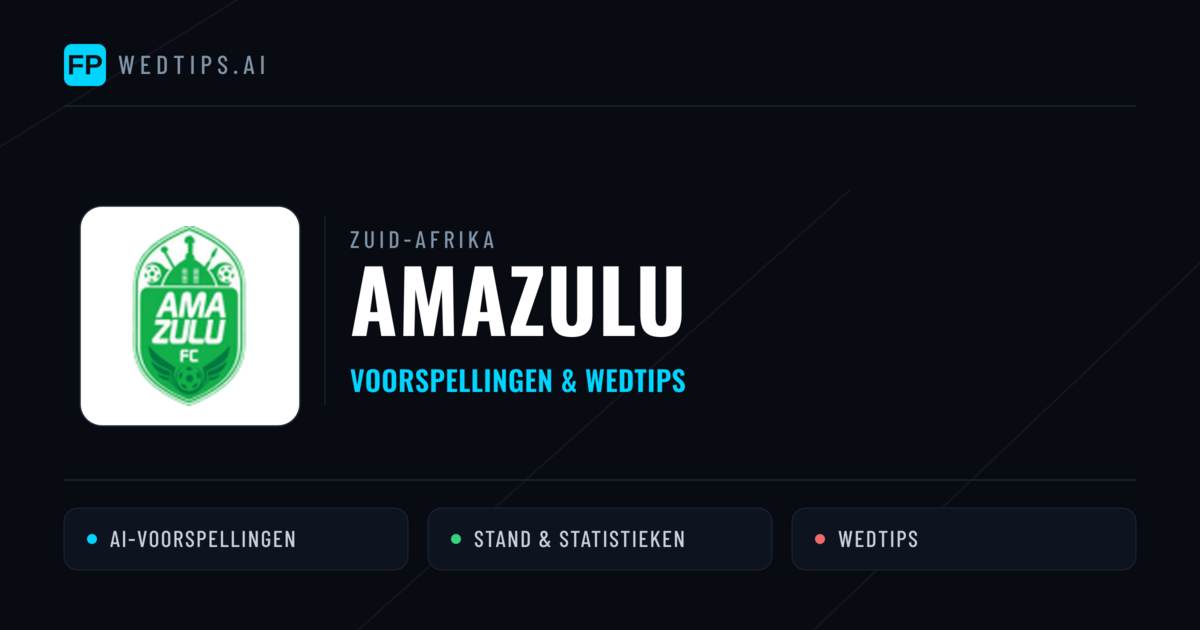 Amazulu voorspellingen & statistieken