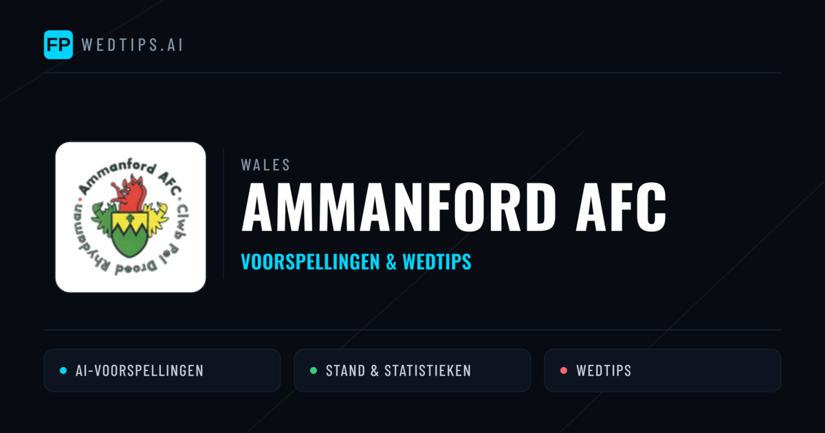 Ammanford AFC voorspellingen & statistieken