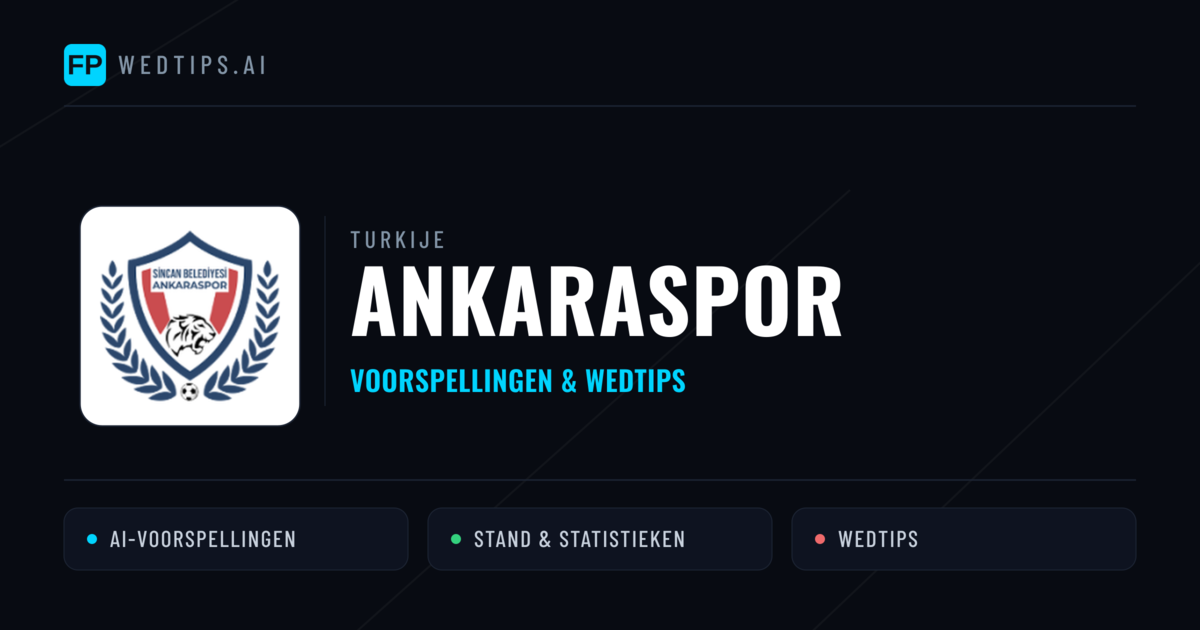 Ankaraspor voorspellingen & statistieken