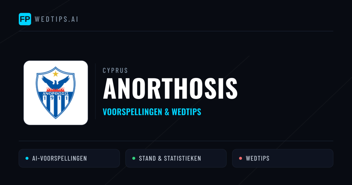 Anorthosis voorspellingen & statistieken
