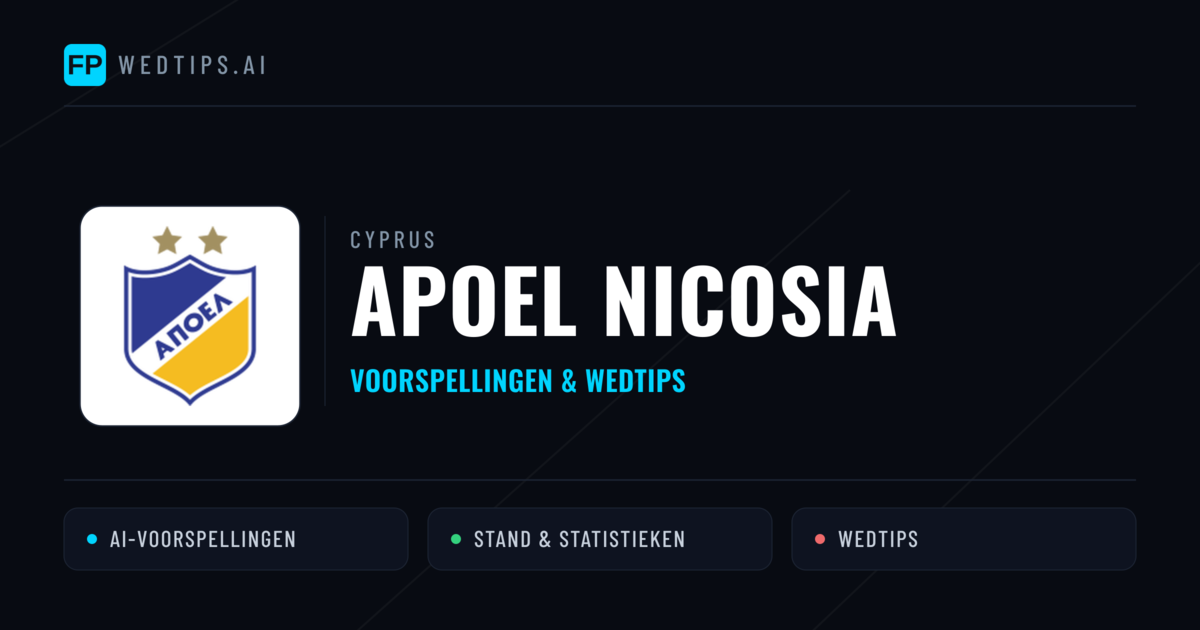 Apoel Nicosia voorspellingen & statistieken