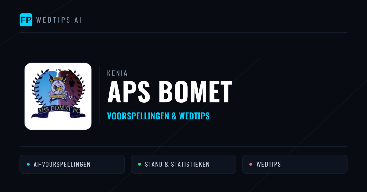 APS Bomet voorspellingen & statistieken