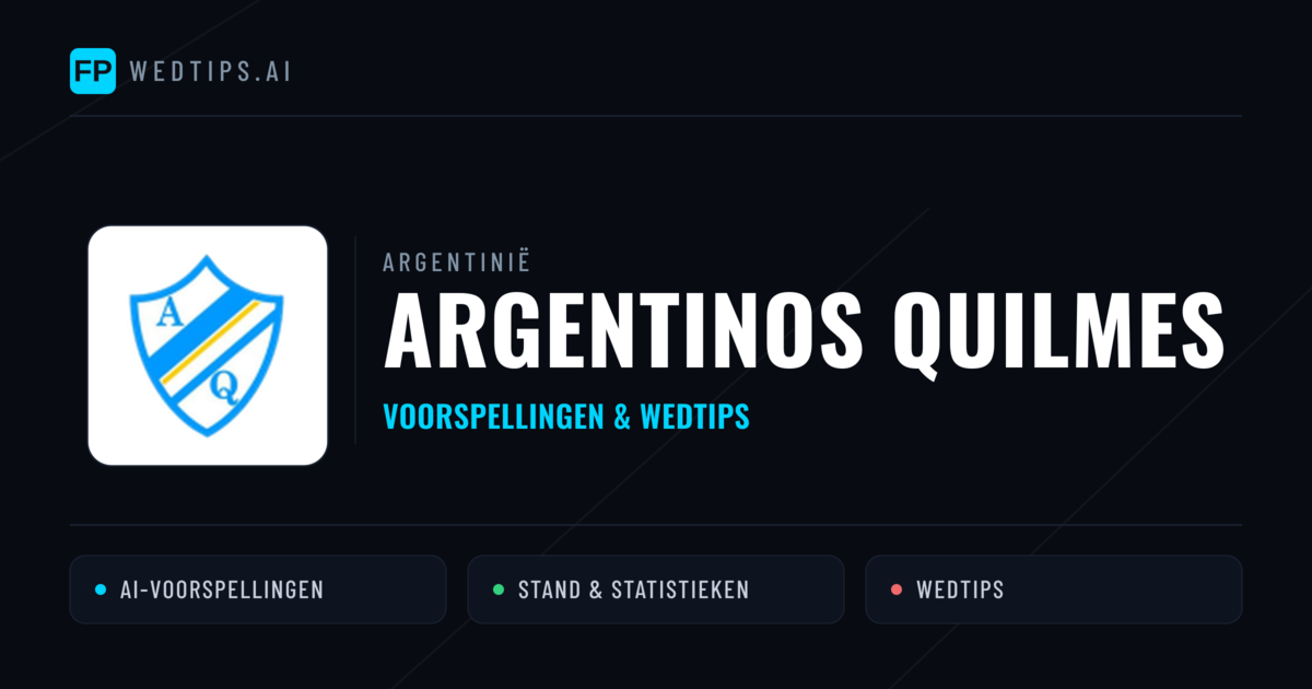 Argentinos Quilmes voorspellingen & statistieken
