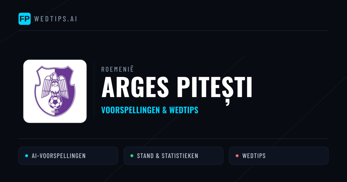 Arges Pitești voorspellingen & statistieken