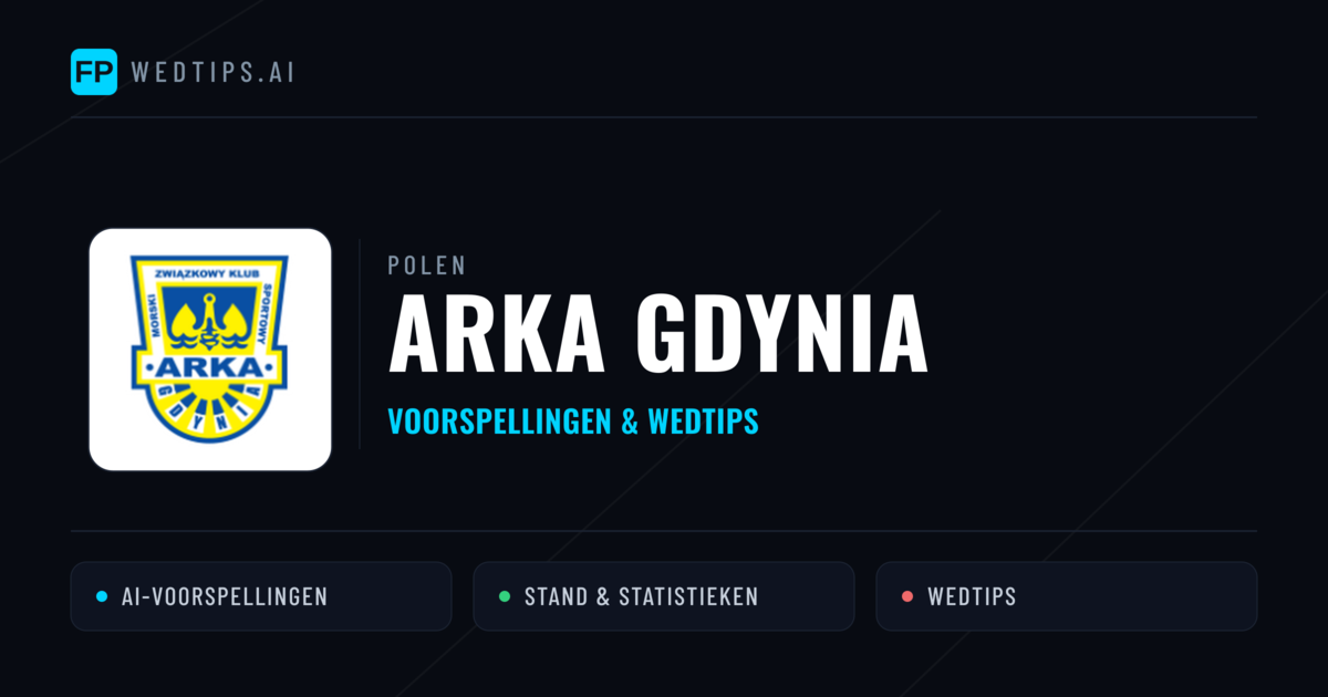 Arka Gdynia voorspellingen & statistieken
