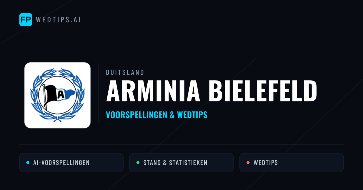 Arminia Bielefeld voorspellingen & statistieken