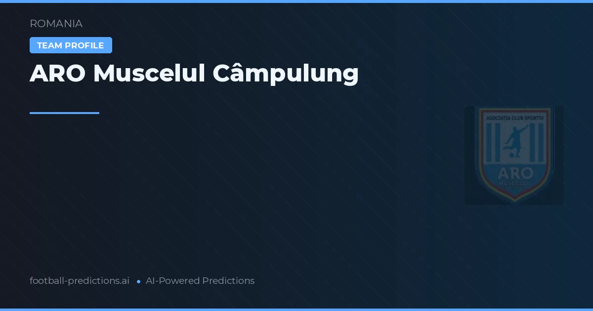 ARO Muscelul Câmpulung voorspellingen & statistieken