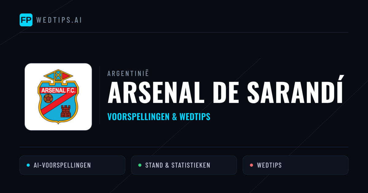 Arsenal de Sarandí voorspellingen & statistieken