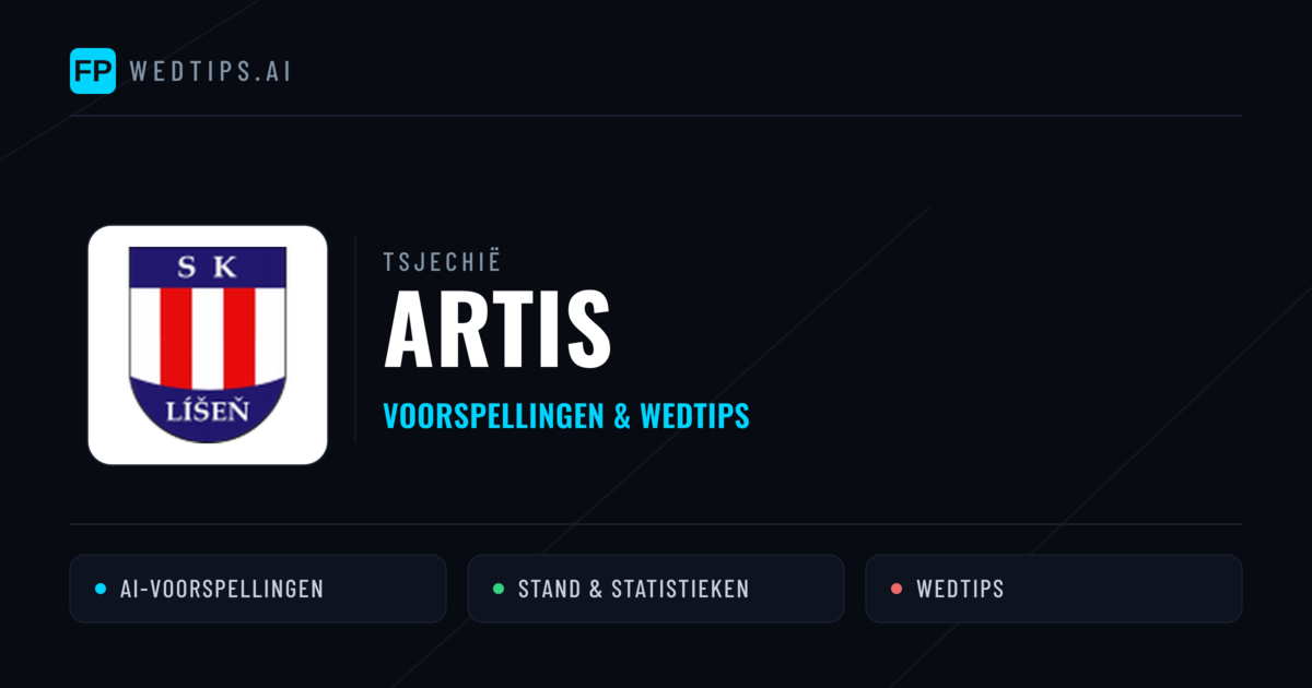 Artis voorspellingen & statistieken