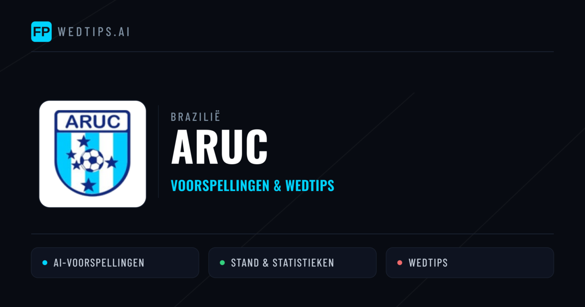 ARUC voorspellingen & statistieken