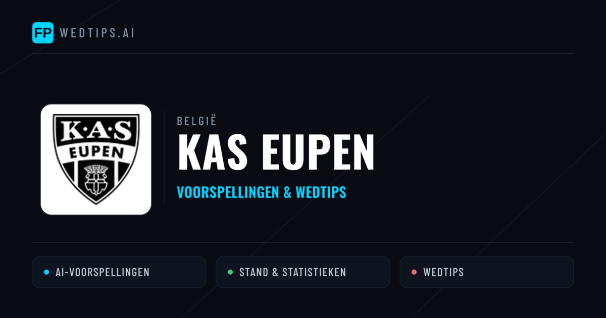 KAS Eupen voorspellingen & statistieken