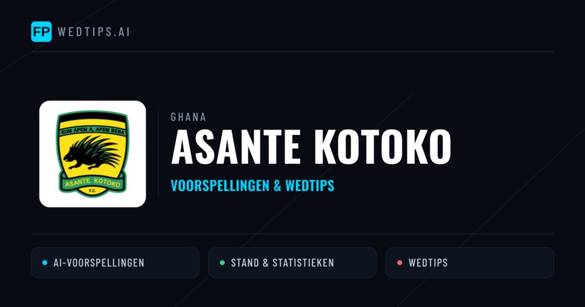 Asante Kotoko voorspellingen & statistieken