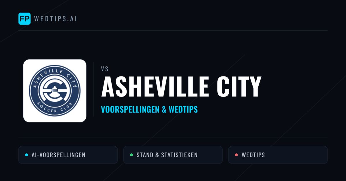 Asheville City voorspellingen & statistieken