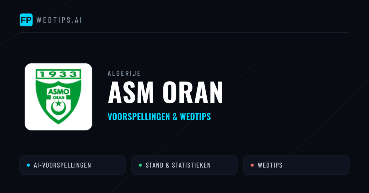 ASM Oran voorspellingen & statistieken