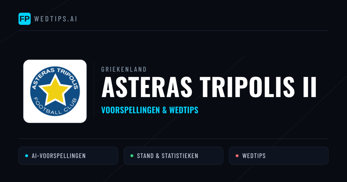 Asteras Tripolis II voorspellingen & statistieken