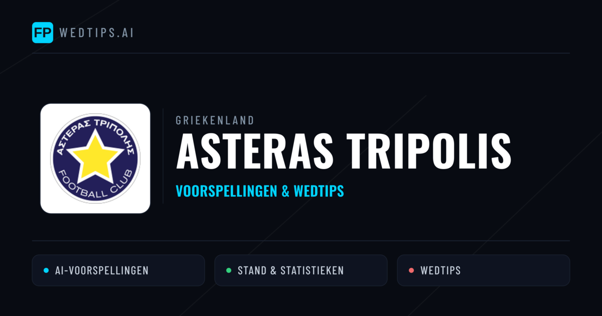 Asteras Tripolis voorspellingen & statistieken