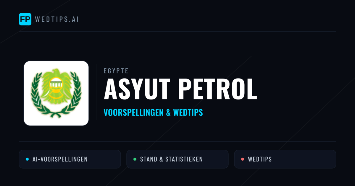 Asyut Petrol voorspellingen & statistieken