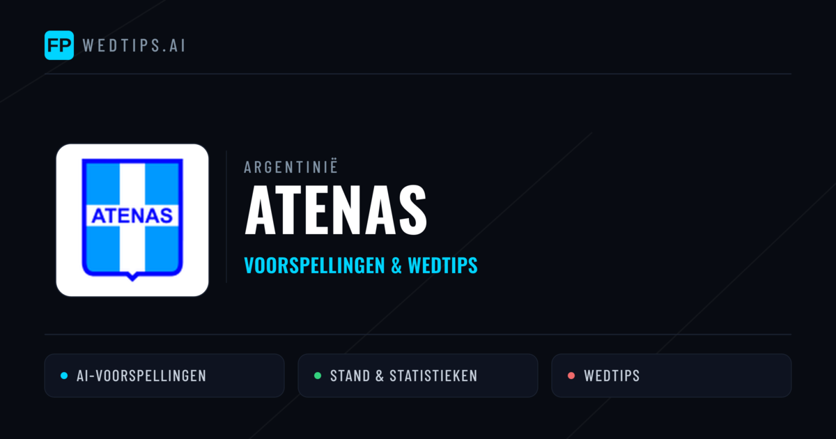 Atenas voorspellingen & statistieken