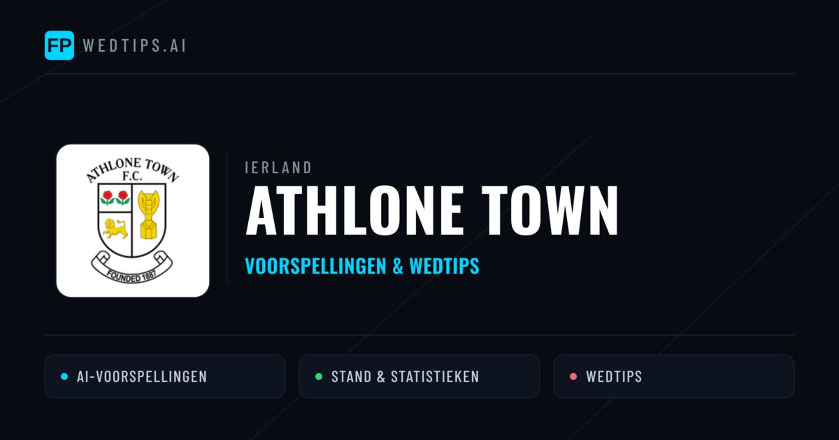 Athlone Town voorspellingen & statistieken