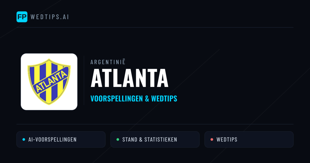 Atlanta voorspellingen & statistieken