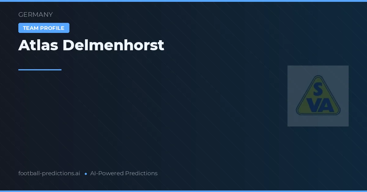 Atlas Delmenhorst voorspellingen & statistieken