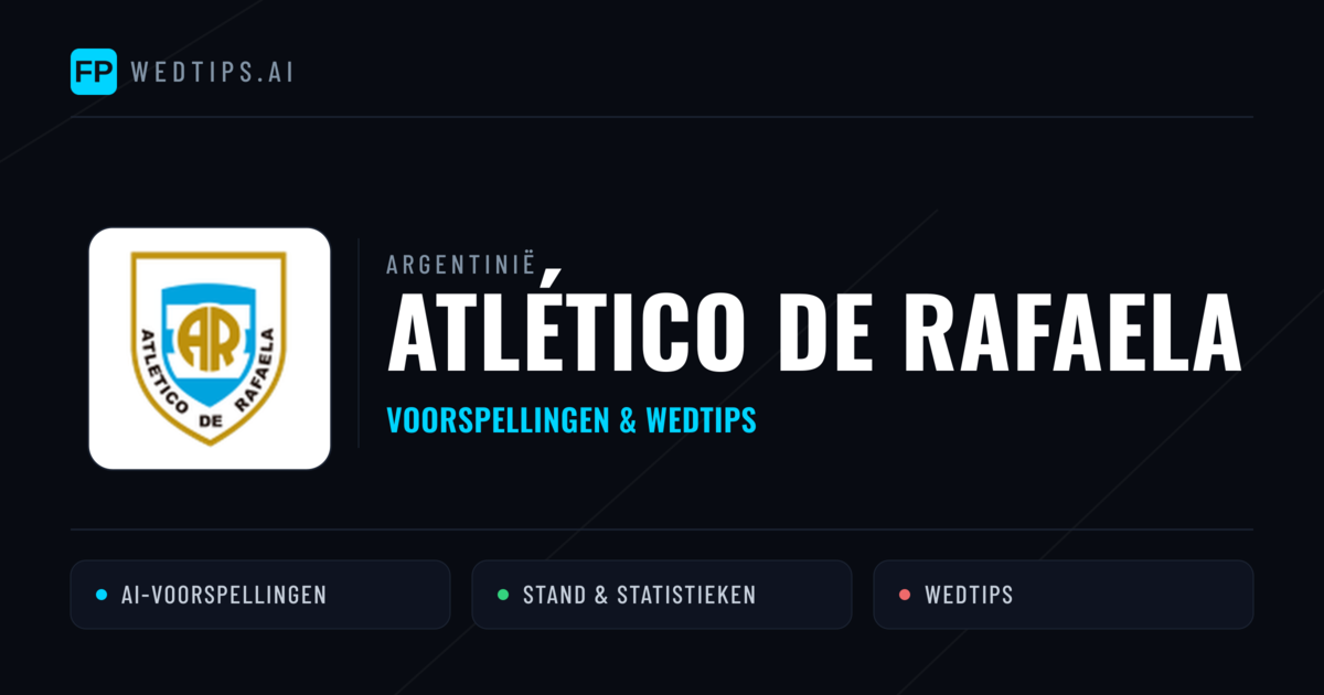 Atlético de Rafaela voorspellingen & statistieken