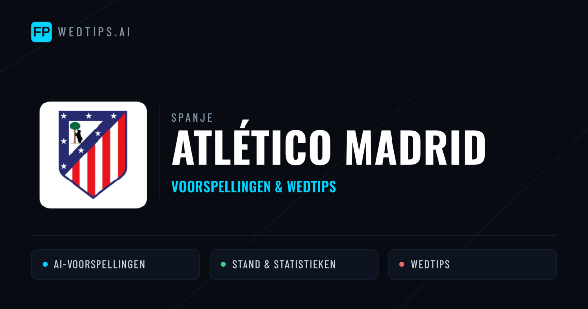 Atlético Madrid voorspellingen & statistieken