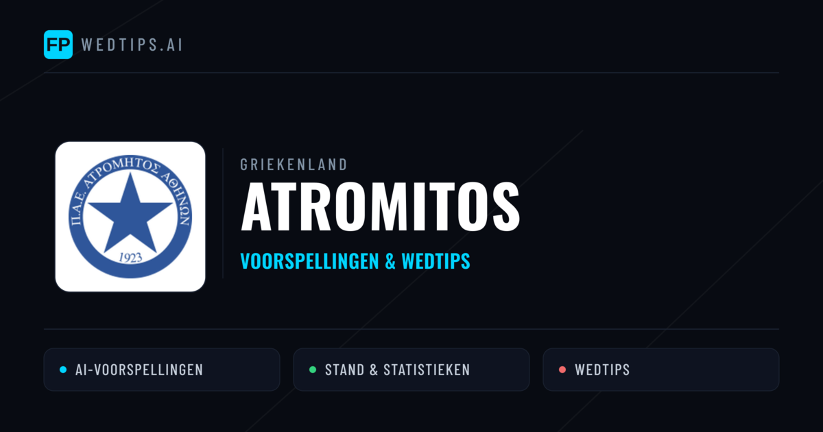 Atromitos voorspellingen & statistieken