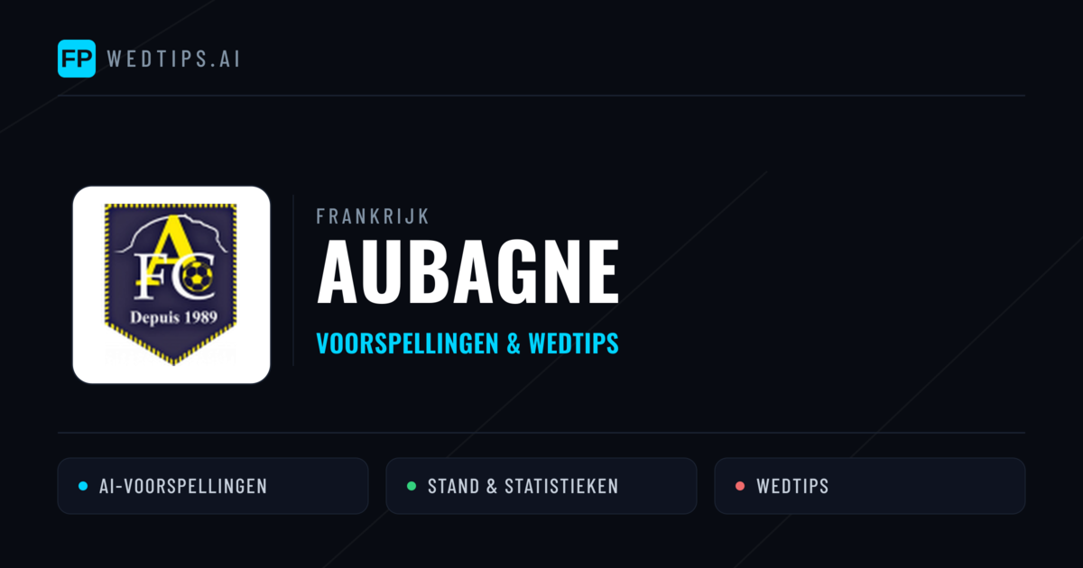 Aubagne voorspellingen & statistieken
