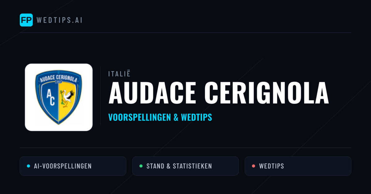 Audace Cerignola voorspellingen & statistieken