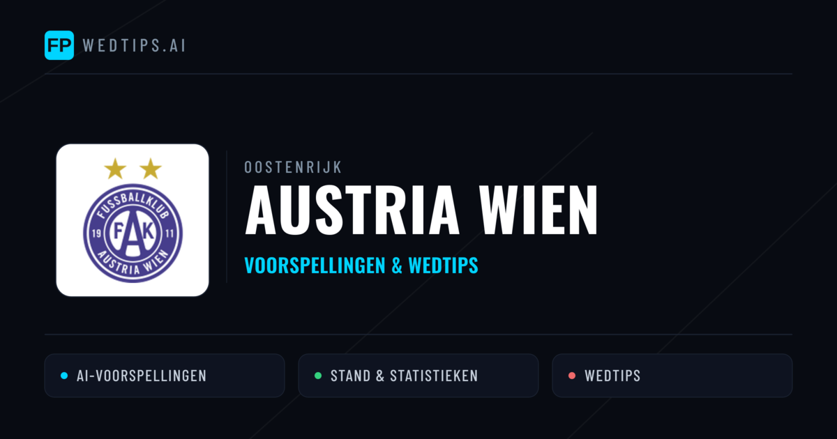 Austria Wien voorspellingen & statistieken