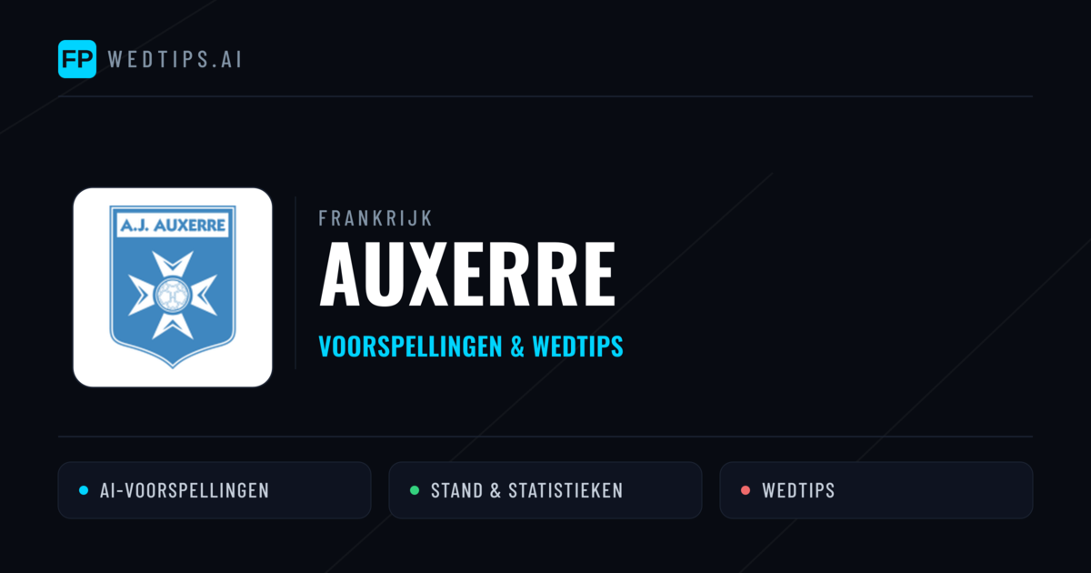 Auxerre voorspellingen & statistieken