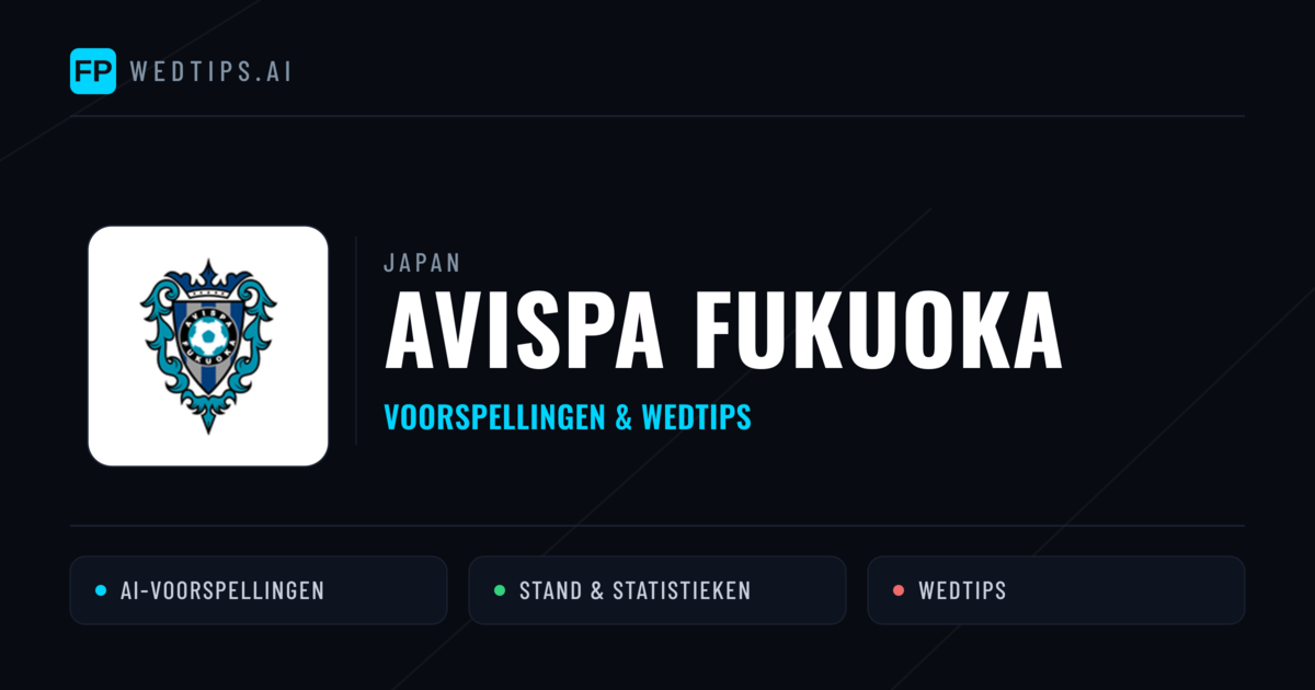 Avispa Fukuoka voorspellingen & statistieken