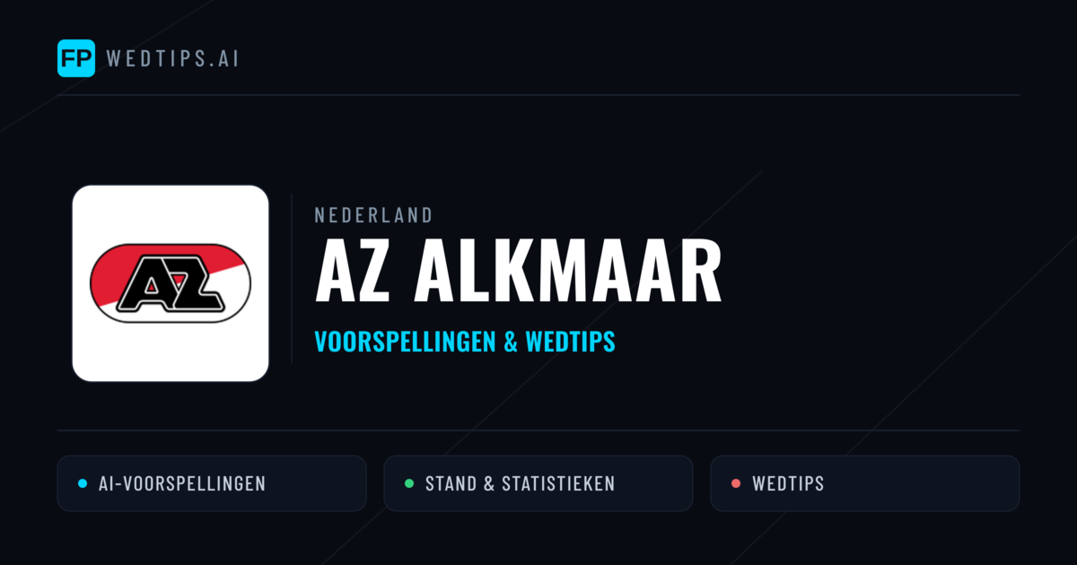 AZ Alkmaar voorspellingen & statistieken