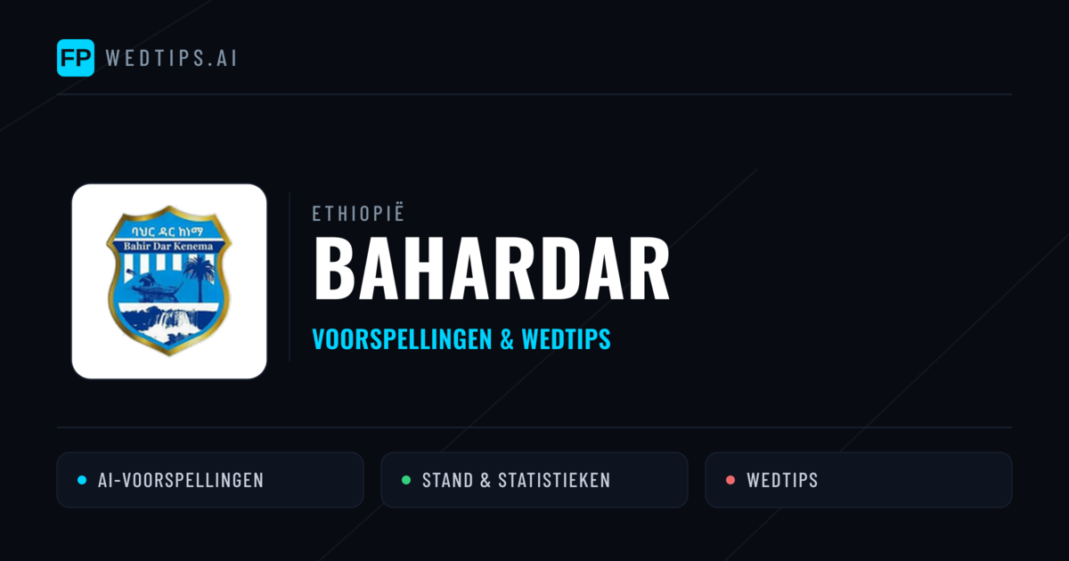 Bahardar voorspellingen & statistieken