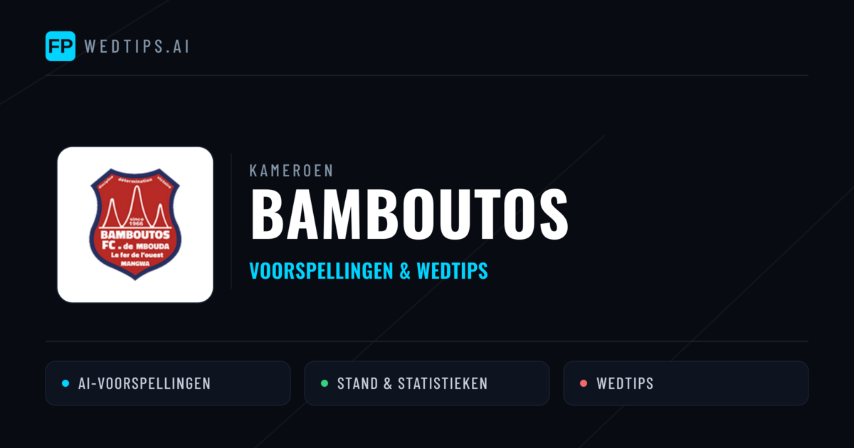 Bamboutos voorspellingen & statistieken