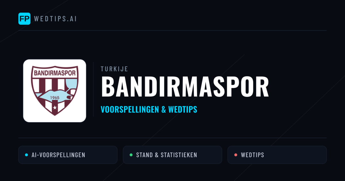 Bandırmaspor voorspellingen & statistieken