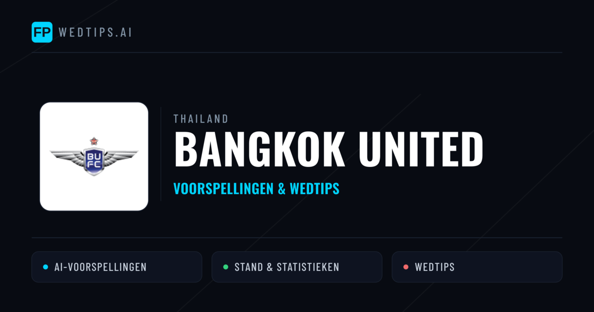 Bangkok United voorspellingen & statistieken
