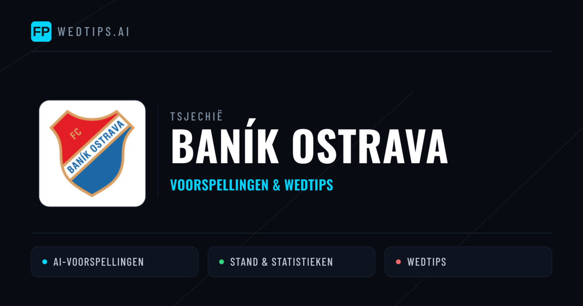 Baník Ostrava voorspellingen & statistieken