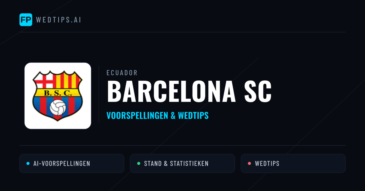 Barcelona SC voorspellingen & statistieken