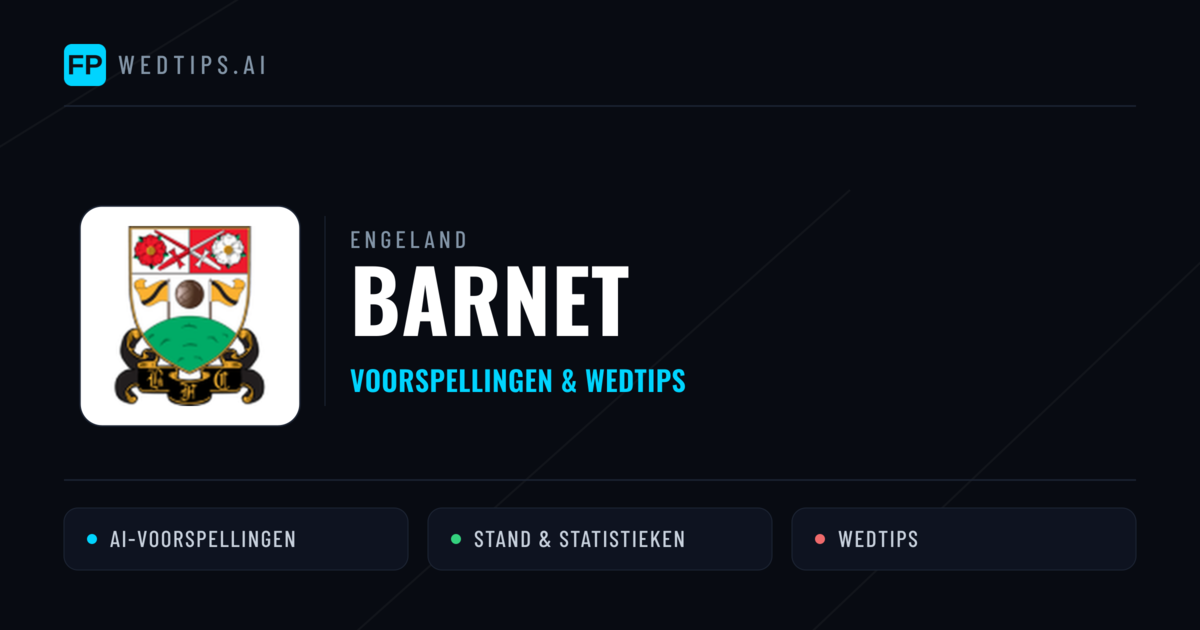 Barnet voorspellingen & statistieken