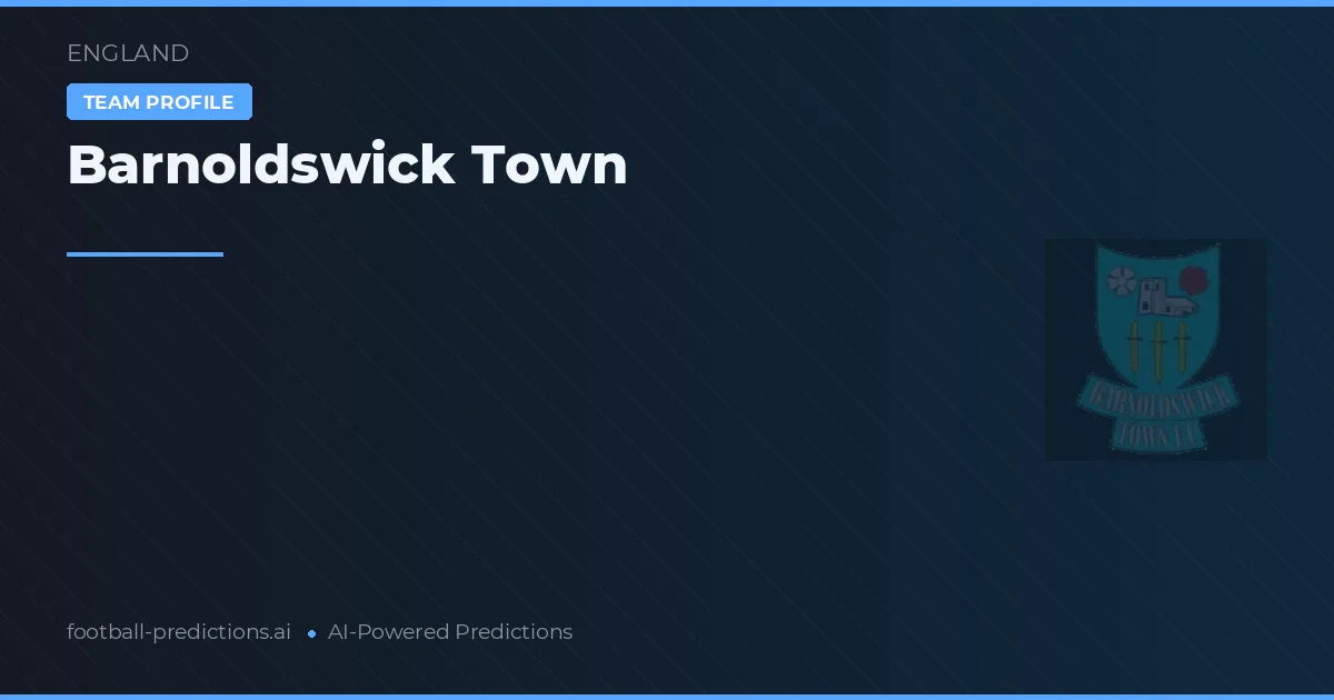 Barnoldswick Town voorspellingen & statistieken