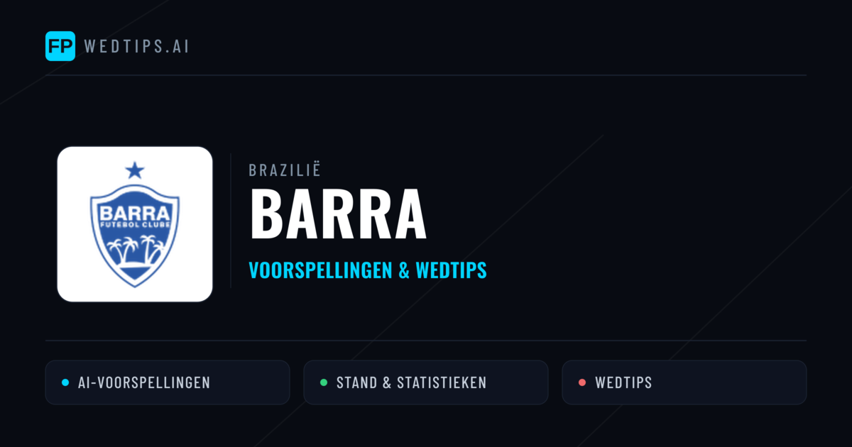 Barra voorspellingen & statistieken