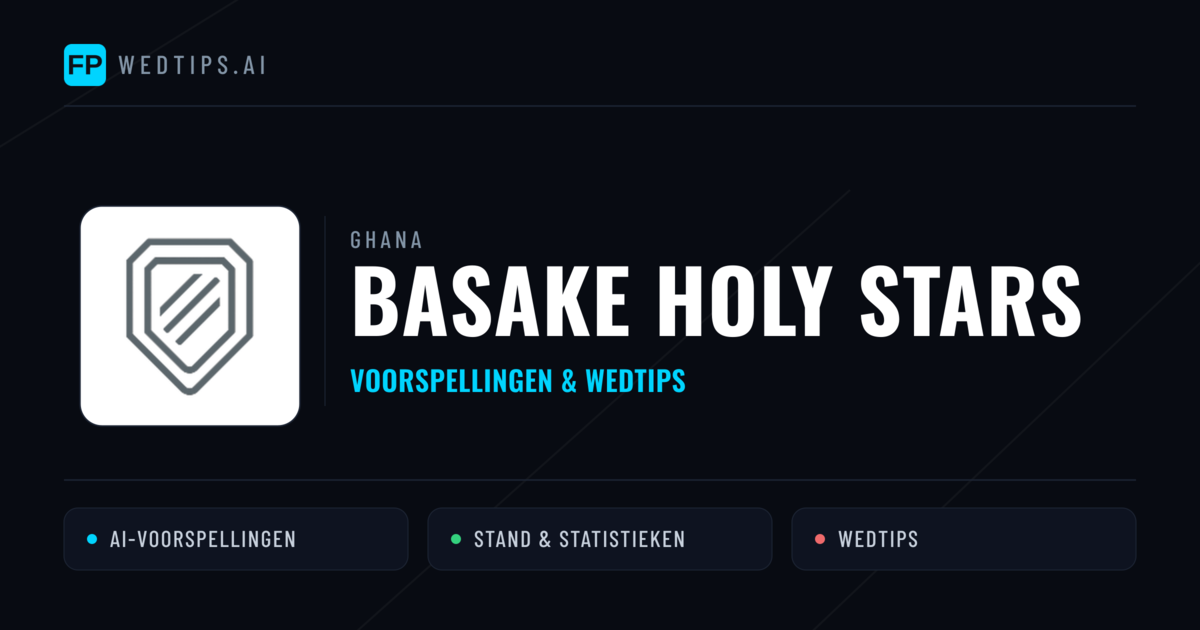 Basake Holy Stars voorspellingen & statistieken