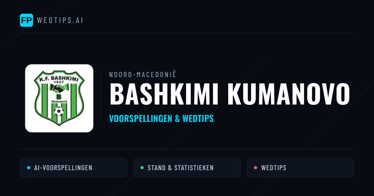 Bashkimi Kumanovo voorspellingen & statistieken