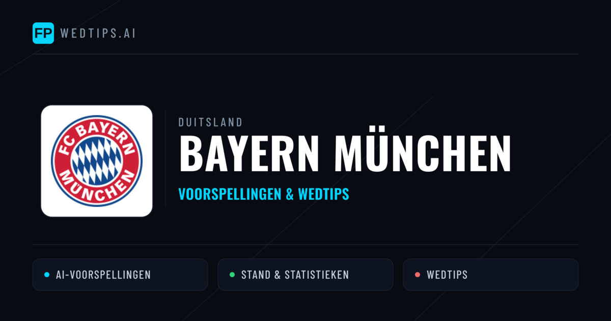 Bayern München voorspellingen & statistieken