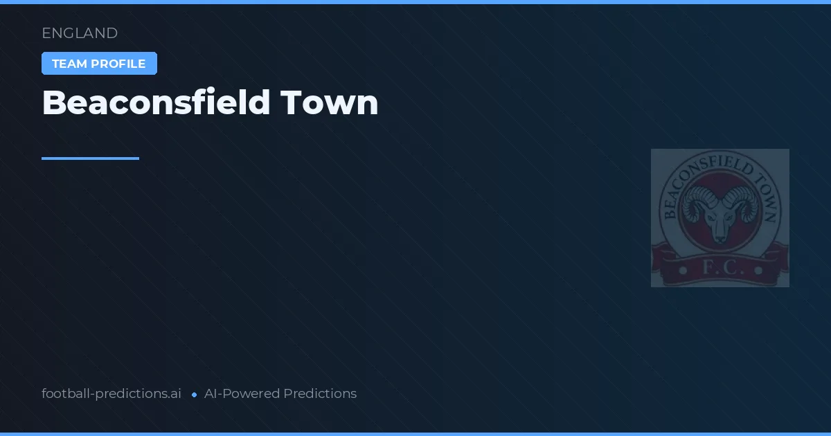 Beaconsfield Town voorspellingen & statistieken